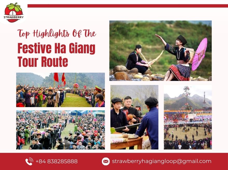 festive Ha Giang tour route